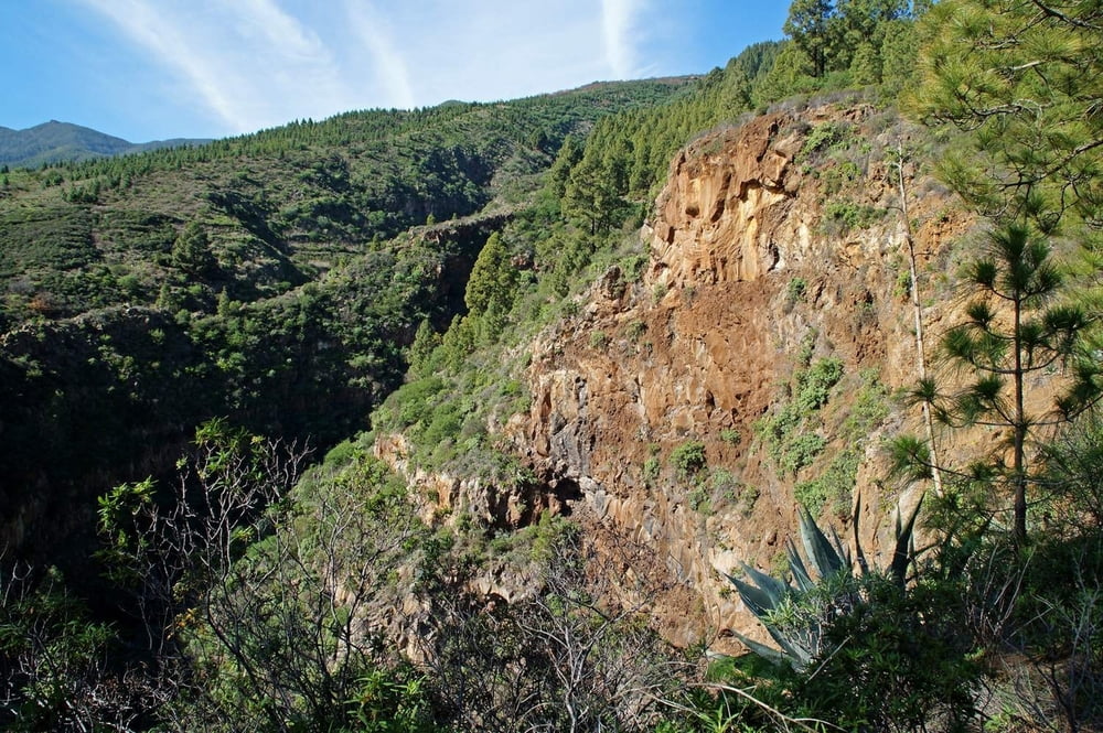 Die Felswand Risco de la Vera