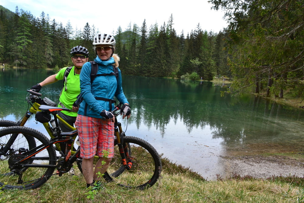 Grüner See mit Wasser