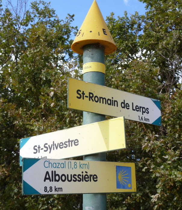 Ardèche Rundwanderung um Saint-Romain-de-Lerps
