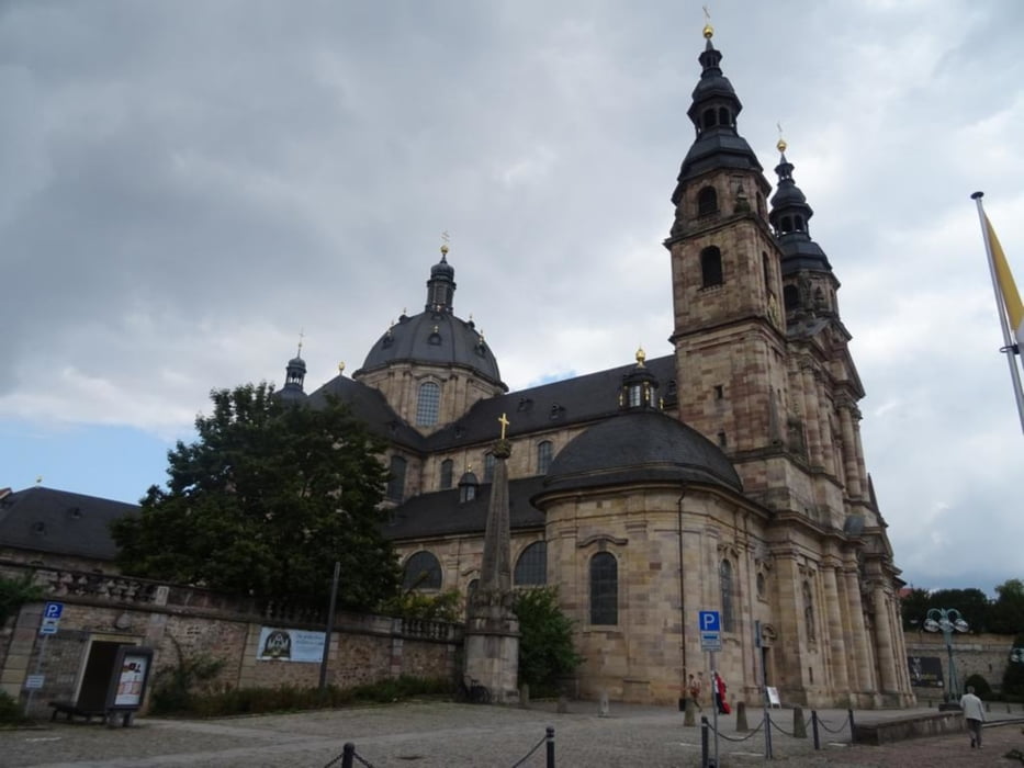 Fulda, Wanderung durch die Stadt und an der Aue entlang