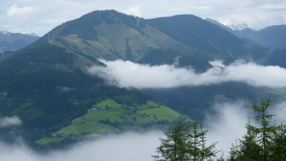 Pinzgau: Auffahrt zur Ponyhofalm am Brucker Berg (Rundfahrt)