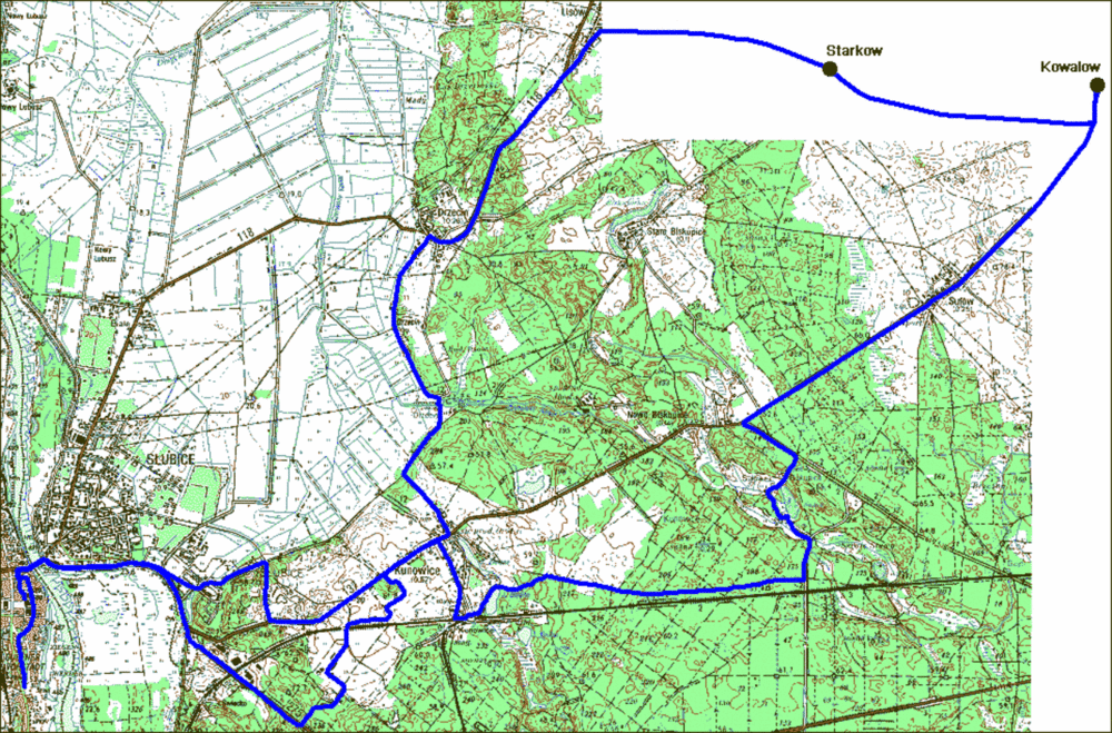 040) Frankfurt - Lisow - Kowalow - Kunowice - FF