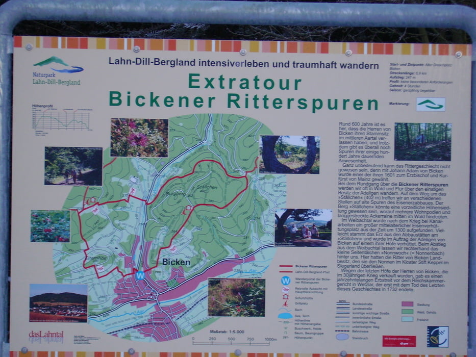 Lahn-Dill-Bergland Extratour Bickener Ritterspuren
