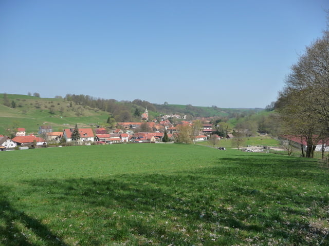Wandern um Jena, Südliche Umgebung, Renthendorf