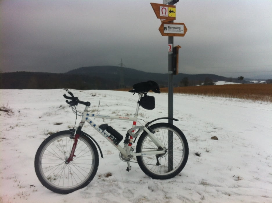 Am Renweg in östliche Richtung, Veitenstein und Bamberg