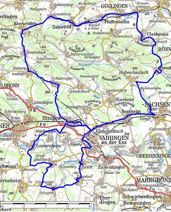 Strombergumrundung 07.03.2009