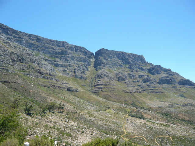 Mountainbiken am Fuße des Tafelbergs  "Kapstadt"