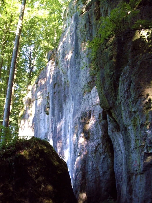 Wandern Franken:Veldensteiner Forst-Plech,Höhlenweg