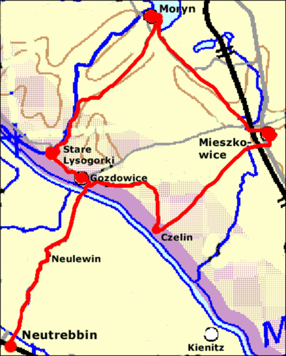 102) Neutrebbin - Mieszkowice - Moryn - Neutrebbin
