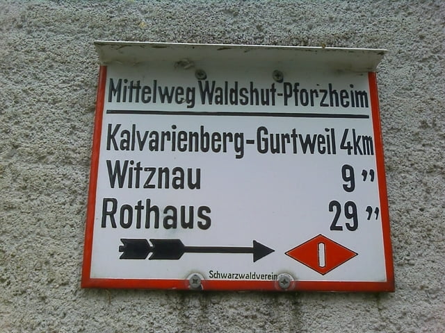 Mittelweg Schwarzwald