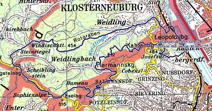 Kahlenbergerdorf-Strecke