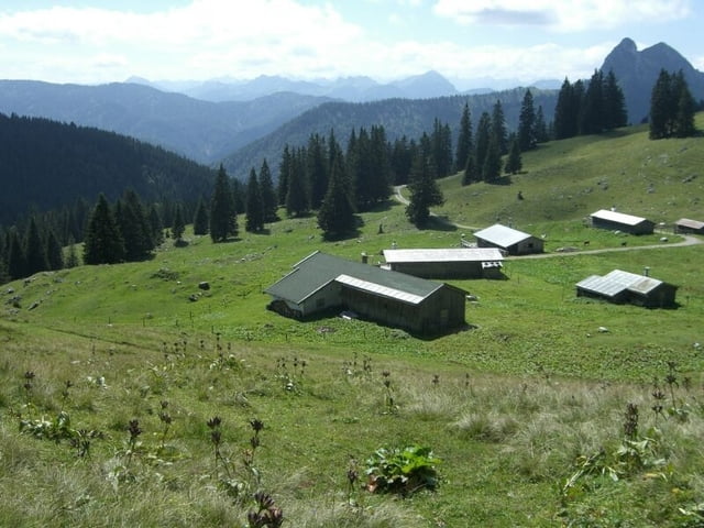 Weidbergalm-Hirschberg ab Bahnhof-Schaftlach