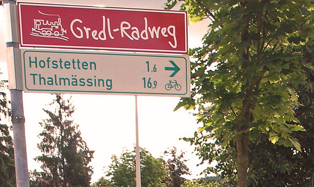 Gredl-Radweg nach Thalmässing