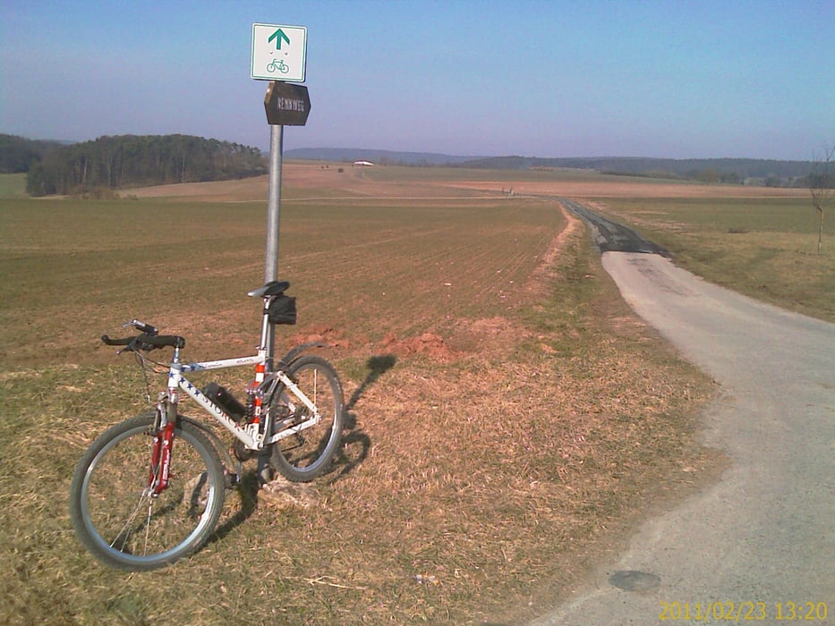 Von Zeil in die Hassberge Rennweg Trainingsrunde 1