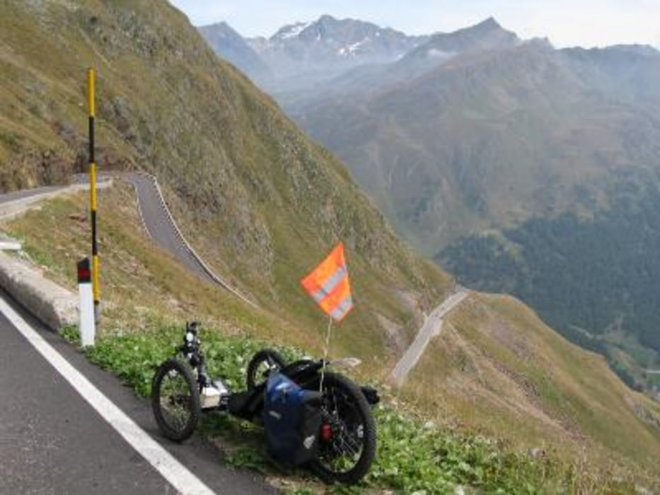 Alpencross mit dem Liegerad 