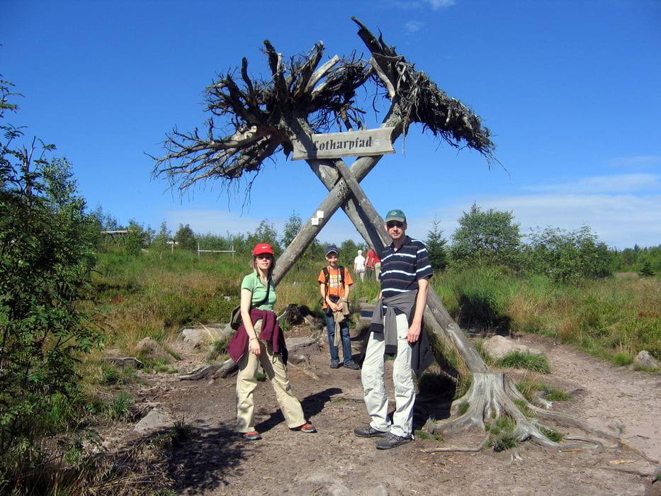 Wandern mit Georg, Bettina und Tobias