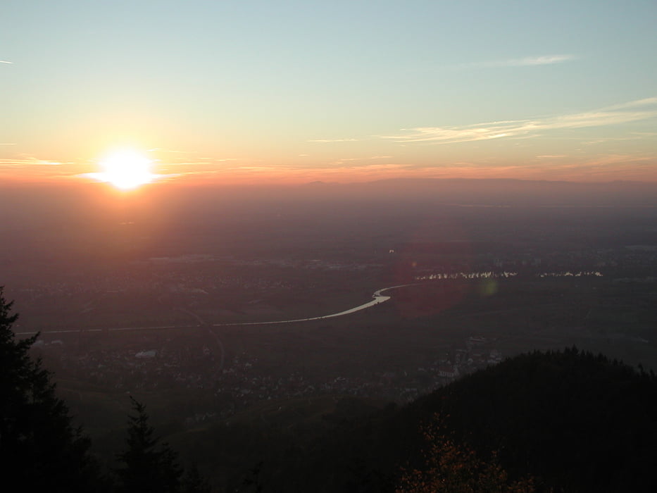 3 Türme von Offenburg aus