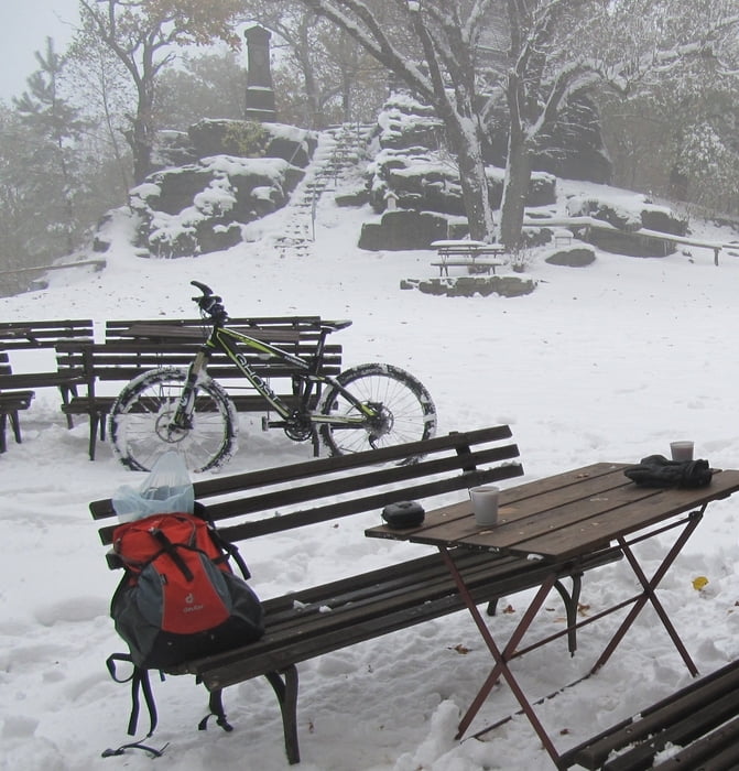Im Schnee auf den Keulenberg