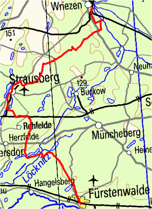 062) Tour Brandenburg: Wriezen - Fürstenwalde