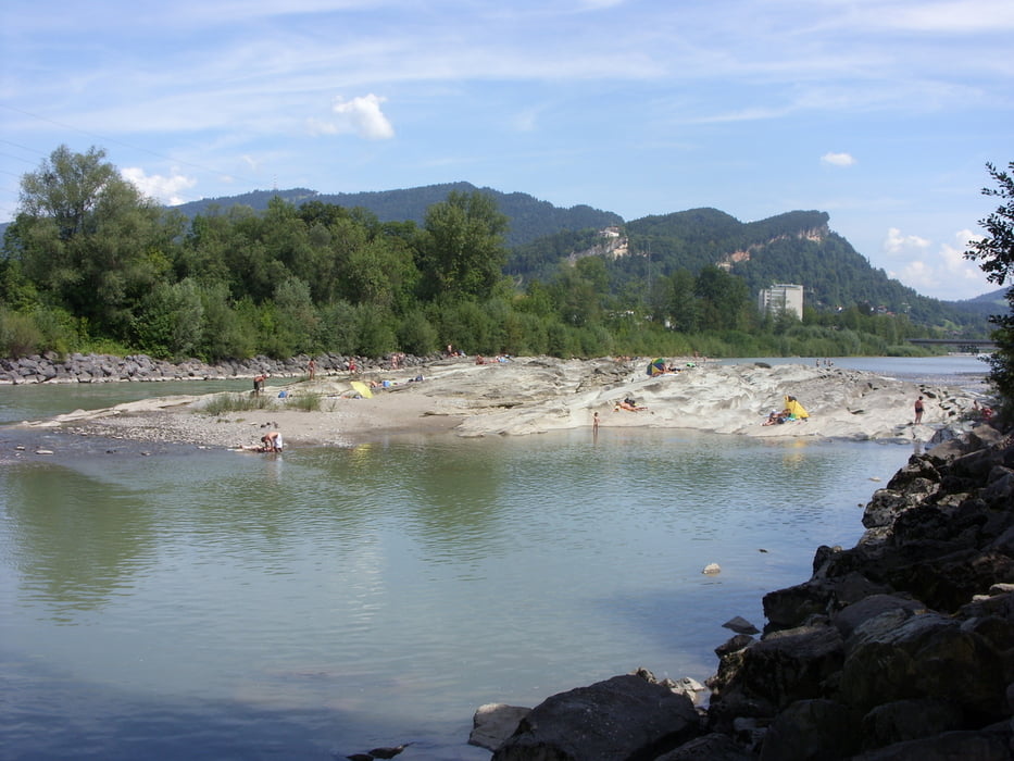 Vorarlberger Bodenseehinterland Bregenzerach Rhein Dornbirner Ach