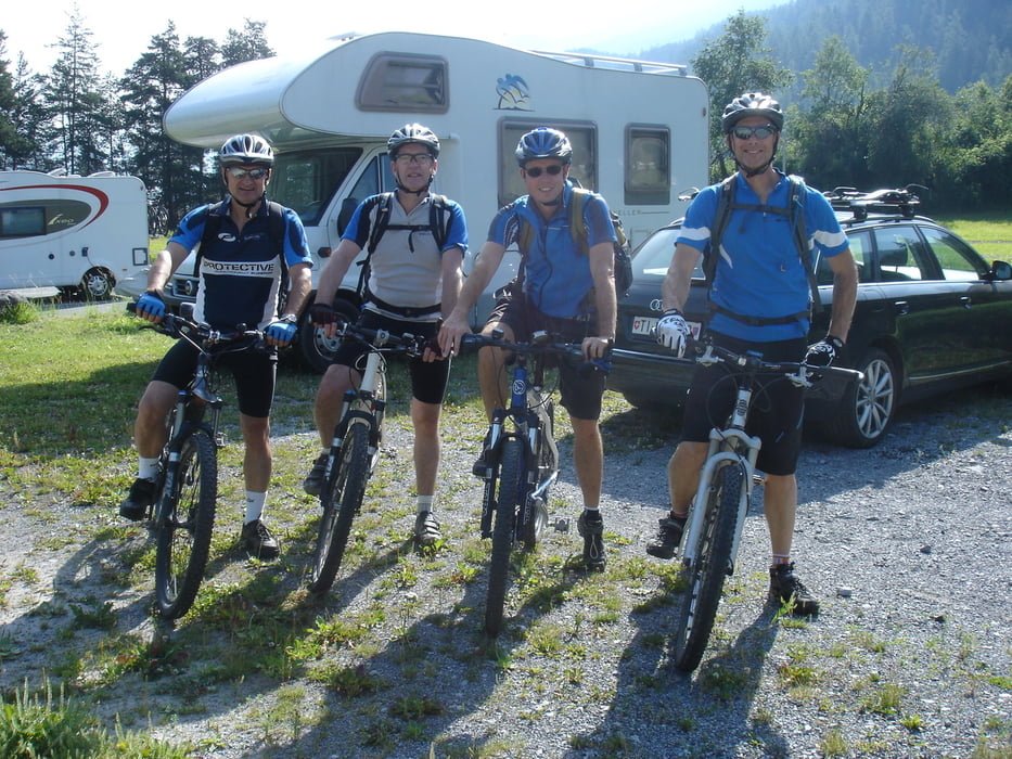4 Old Guys Riding Around Swiss National Park