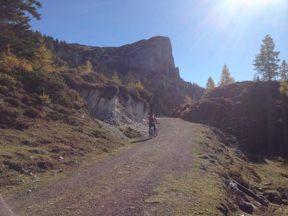 Bike und Hike zur Steinplatte
