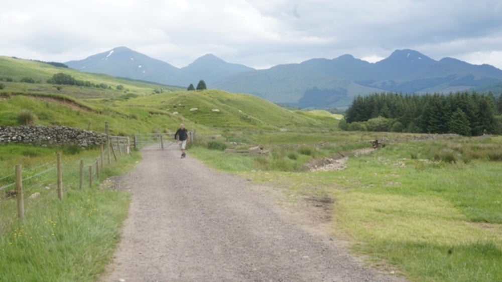 West Highland Way auf guten Wegen nach Inveroran