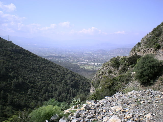 Zwei Berggipfel oberhalb Benalmadena