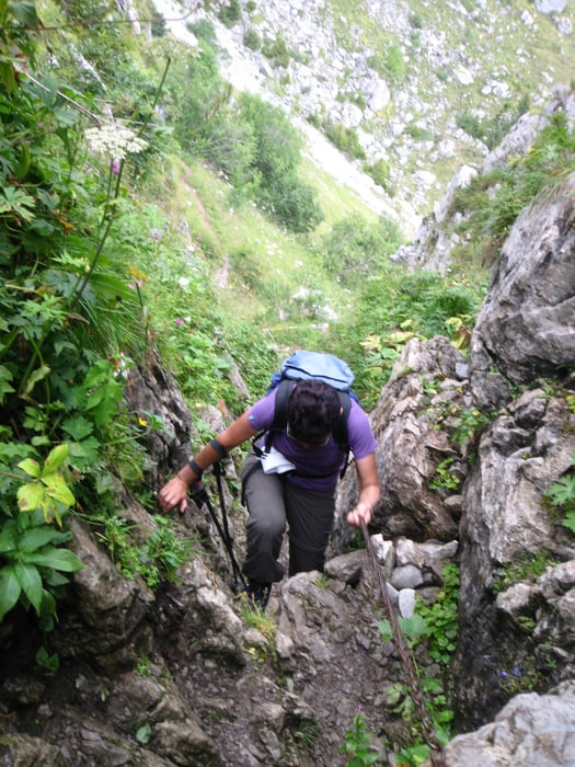 Berneuse über Crête du Fer von Leysin