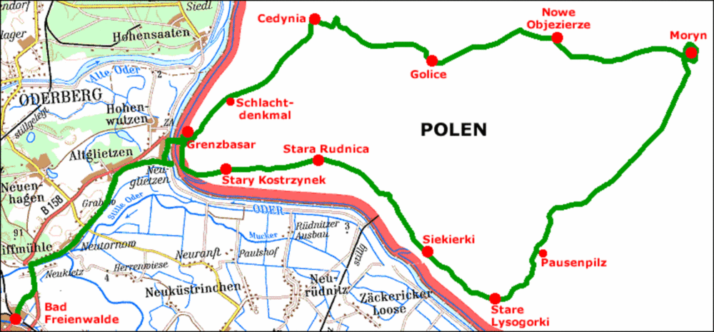 095) Bad Freienwalde - Moryn - Cedynia - Freienwalde