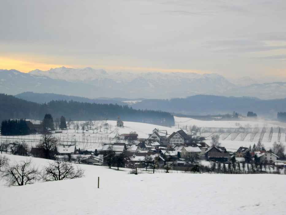 Winterwanderung im Bodenseehinterland