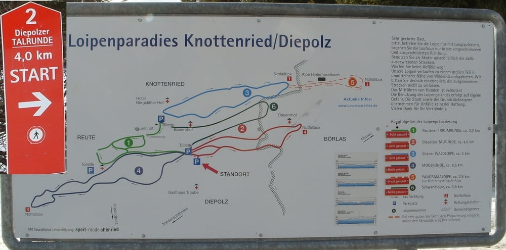 Knottenried-Diepolz Loipe