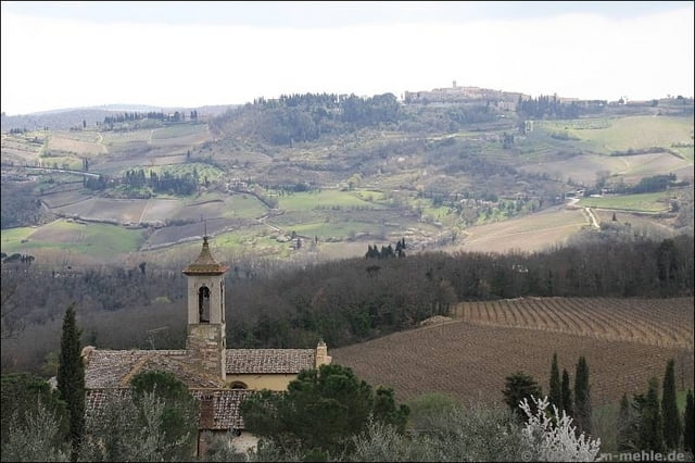 Rundweg um Volpaia (Chianti, Toscana, Italien)