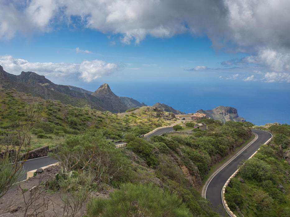 Teno Gebirge - Aussicht auf Los Gigantes und Masca