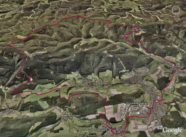 MTB Tour Gleidorf, Schanze, Kühhude, Jagdhaus, Fleckenberg, Gleidorf