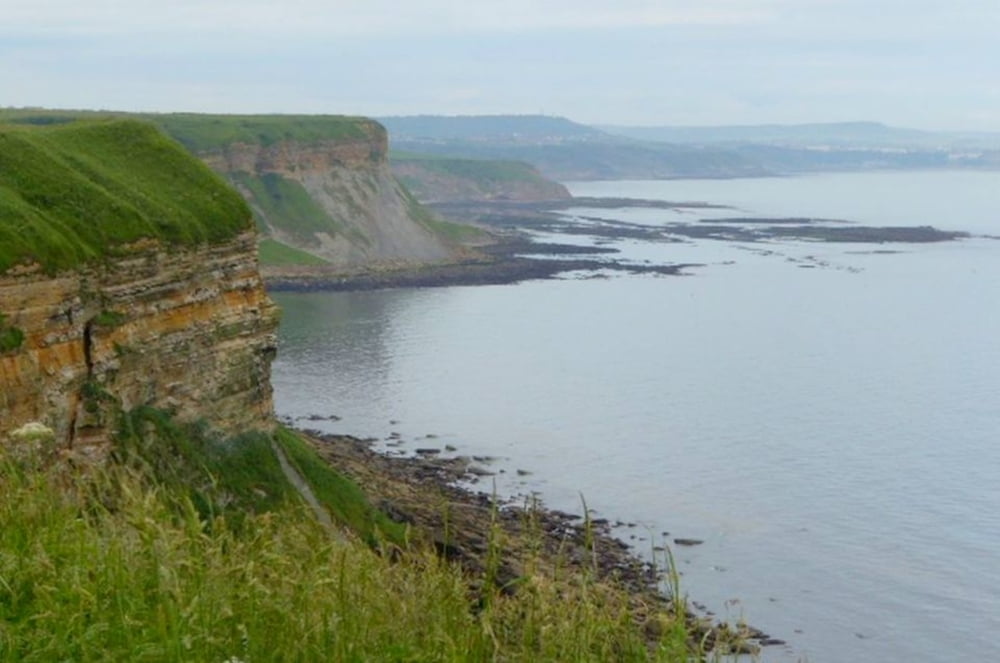 Von Filey entlang der Küste nach Scarborough