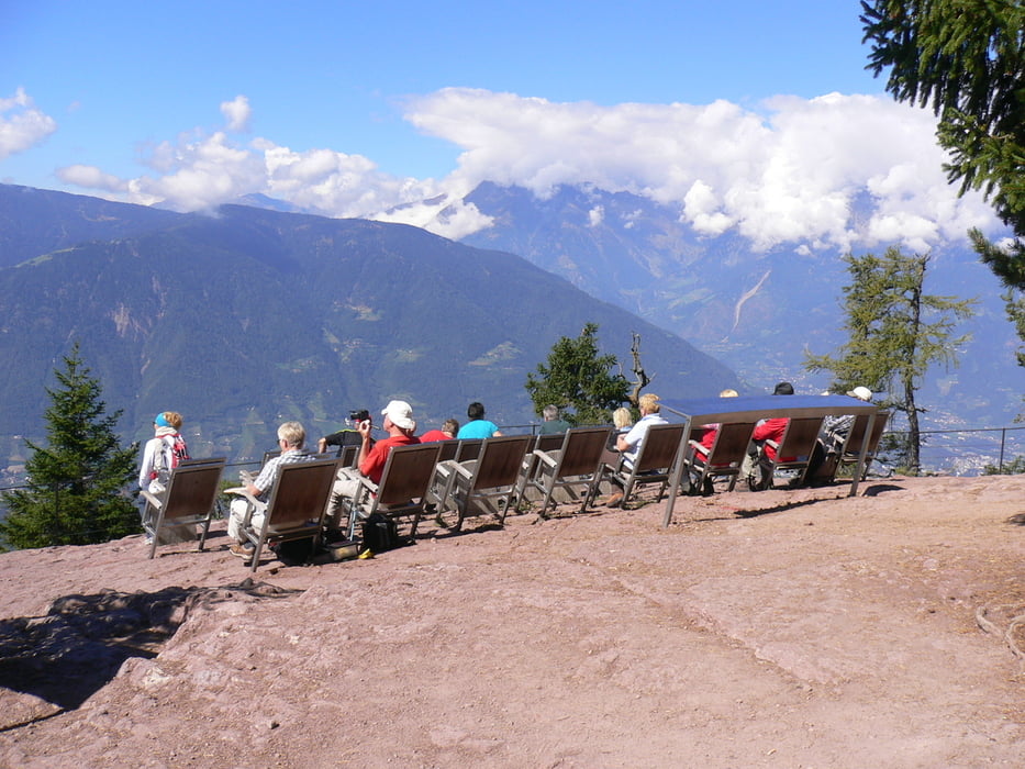 Knottenkino am Tschöggelberg zwischen Bozen und Meran