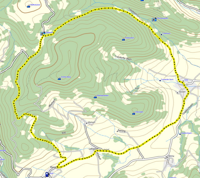 Grosser Berg Strecke