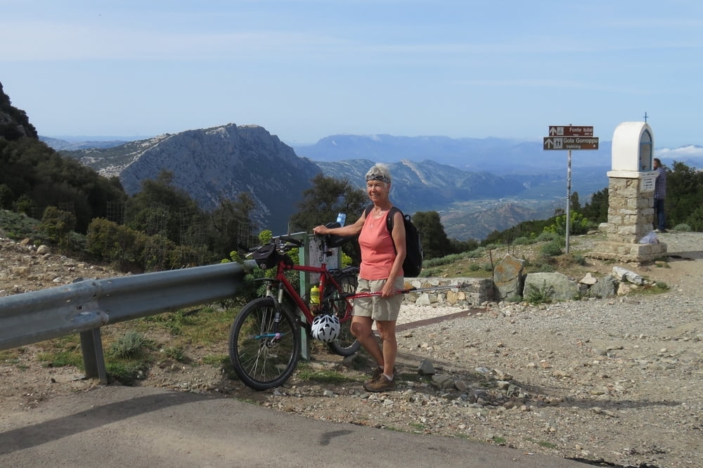 Canyon Gorropu, MTB-Rückfahrt auf Trail