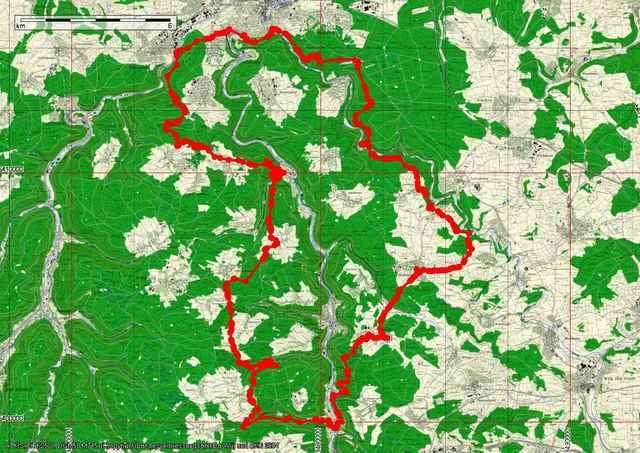 Zwischen Pforzheim und Bad Liebenzell entlang des Nagold und Würmtal