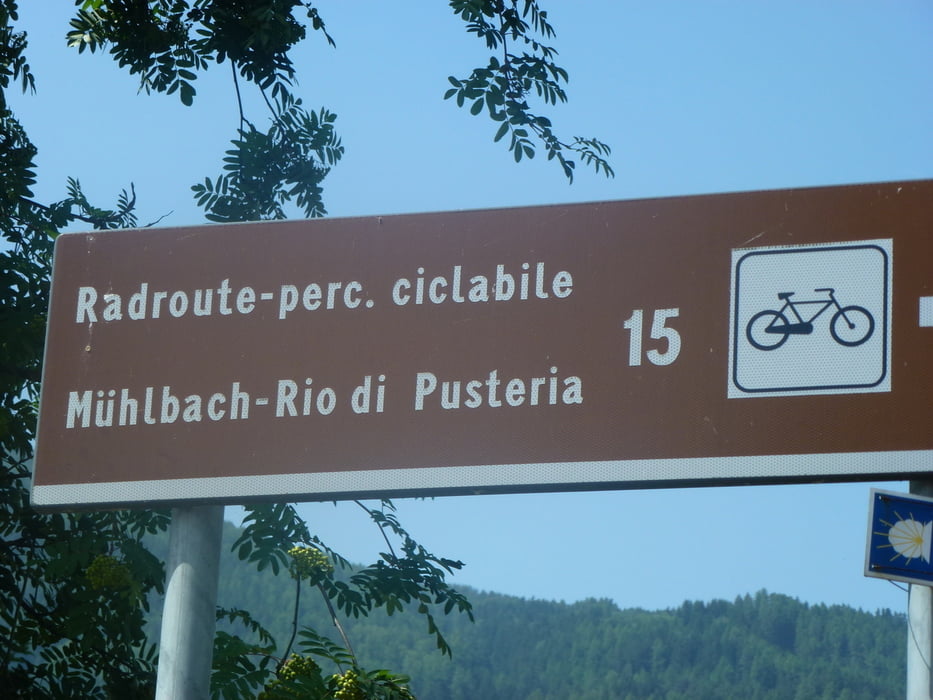 Pustertal Radweg Toblach nach Brixen