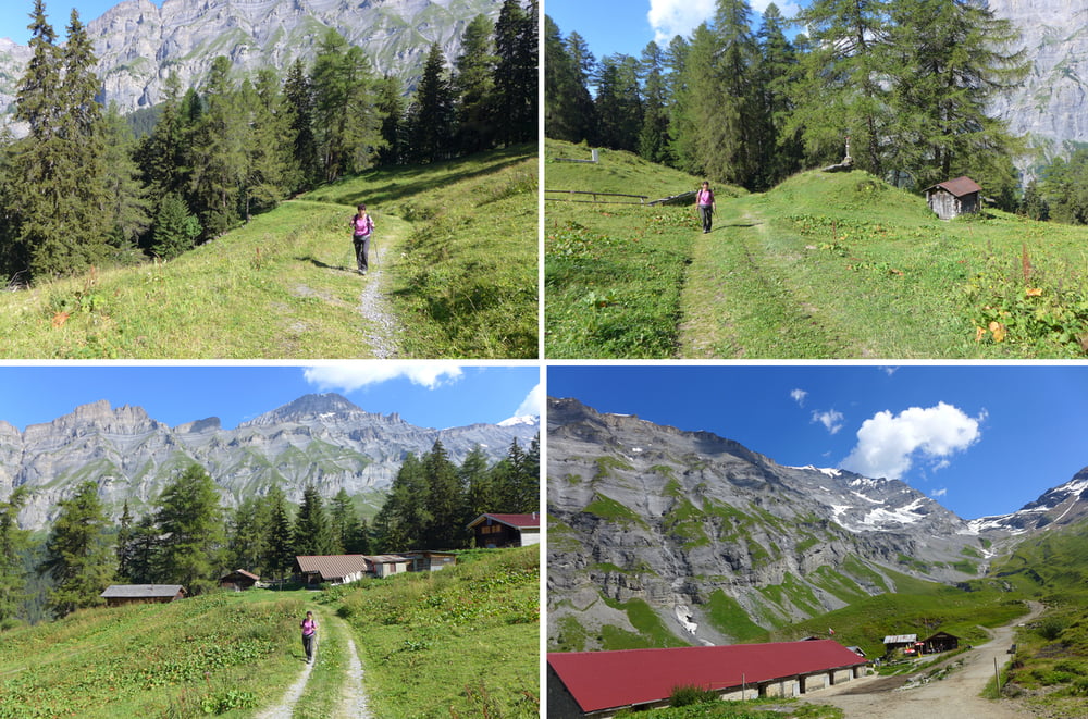 Alpe Folljeret - Majingalp - Flüealp - Flüekapelle - Clabinualp