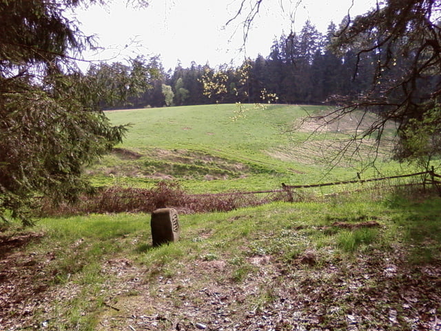 Wandern um Jena, Südliche Umgebung, Grenzweg bei Wolfersdorf