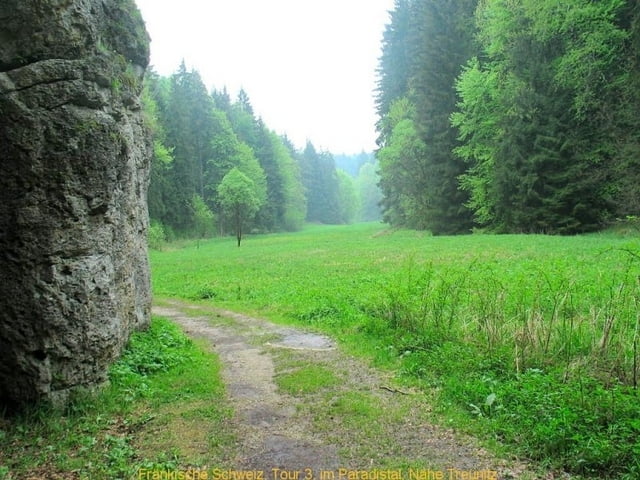 durchs Paradiestal in der fränkischen Schweiz