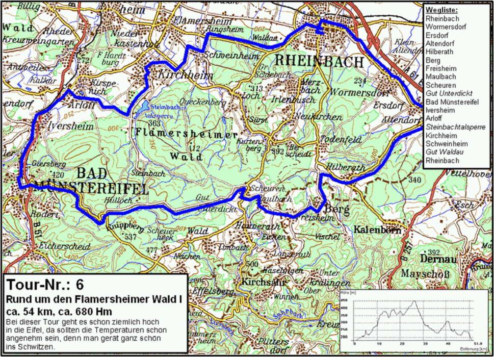 RSC Rheinbach Tour 006 - Rund um den Flamersheimer Wald I
