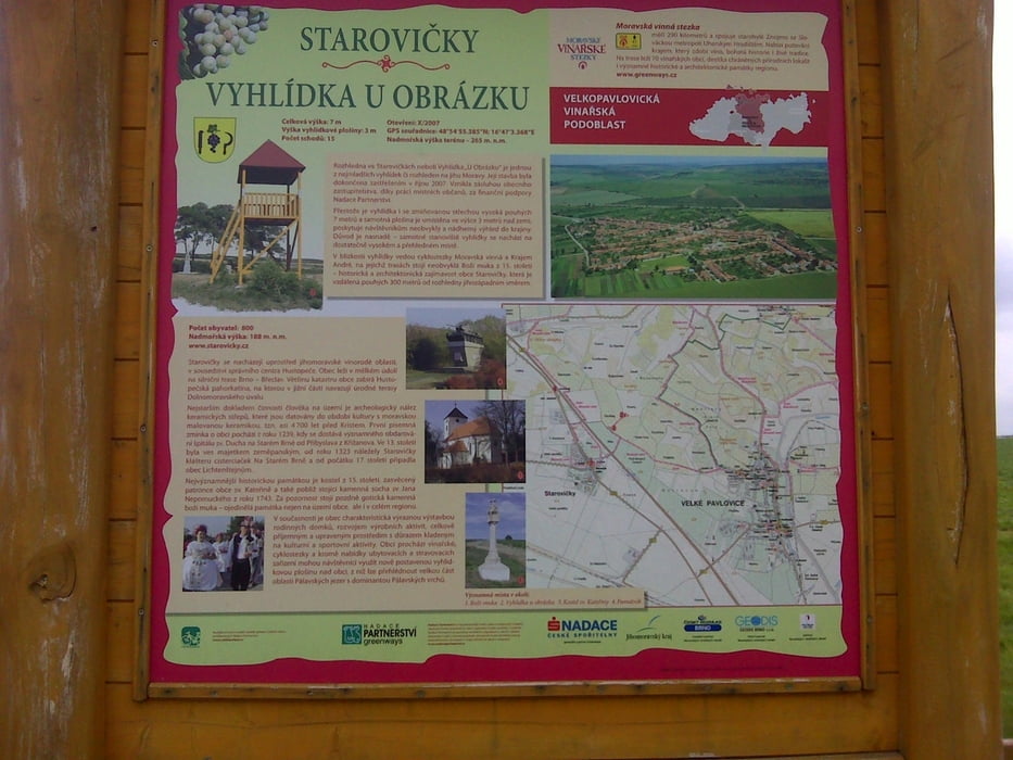 Ze Šakvic na rozhlednu U Obrázku