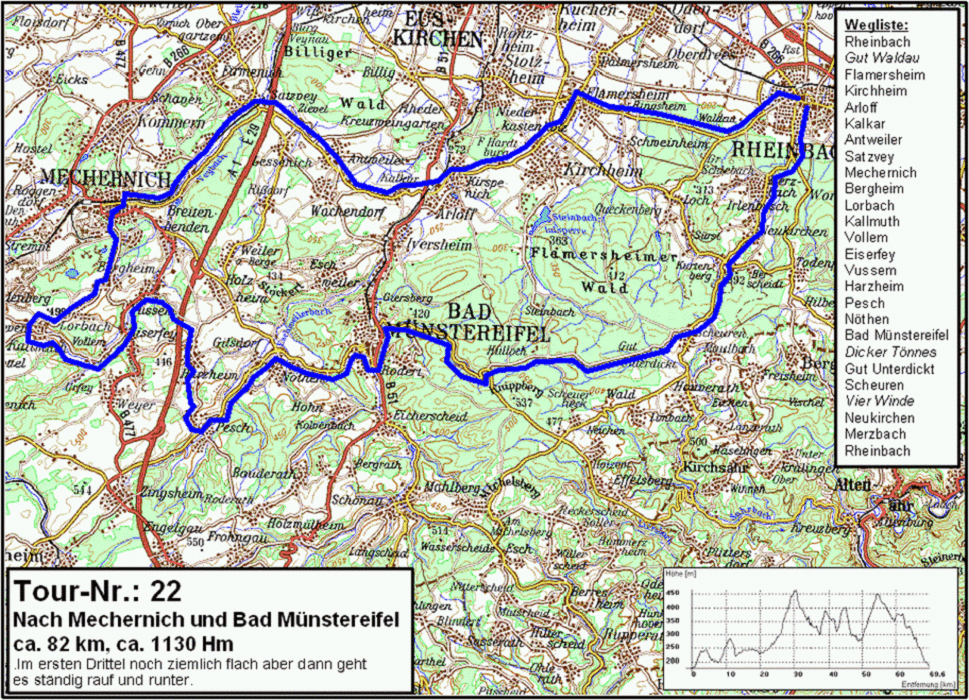 RSC Rheinbach Tour 022 - Nach Mechernich und Bad Münstereifel