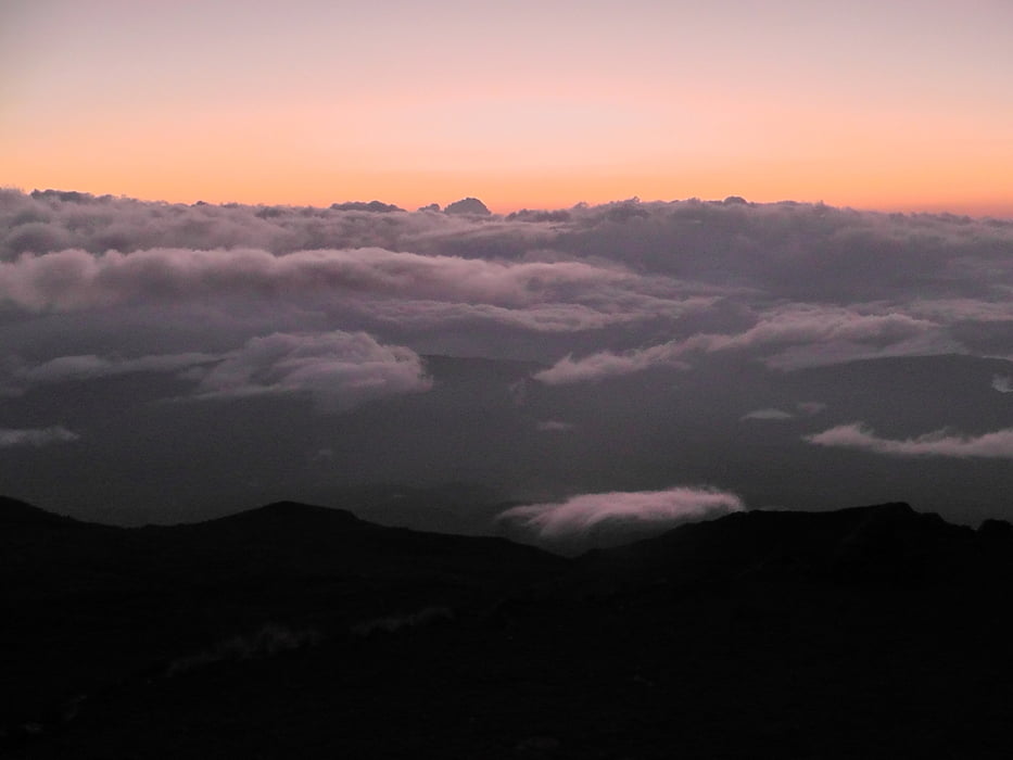 La Reunion GR R2 von Gite de la Caverne Dufour zum Gipfel des Piton de Neiges Tag 6