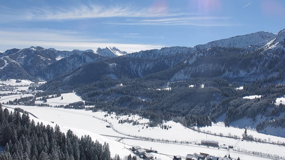 Wandern Tirol: Tannheimer Tal, Zöblen zum Zugspitzblick