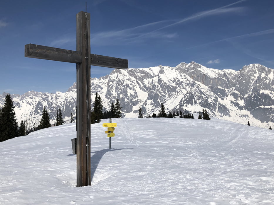 Kleine Skitourenrunde zum Ahornstein
